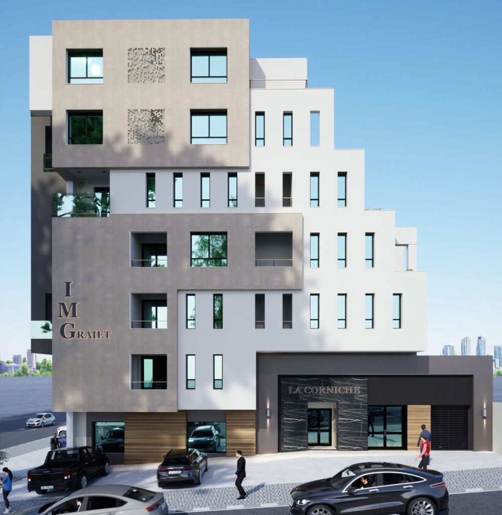 L’entrée de la résidence